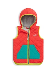 Muddy Puddles Pink Quilted Colourblock Gilet - Image 2 of 3
