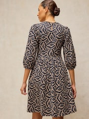 White Stuff Blue Maeva Short Dress - Image 2 of 6