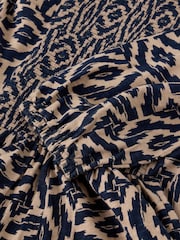 White Stuff Blue Maeva Short Dress - Image 6 of 6