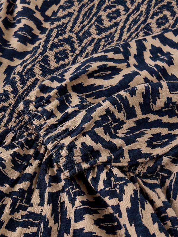 White Stuff Blue Maeva Short Dress - Image 6 of 6