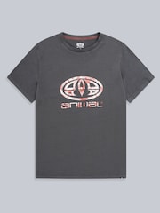 Animal Grey Jacob Mens 100% Cotton T-Shirt - Image 5 of 8