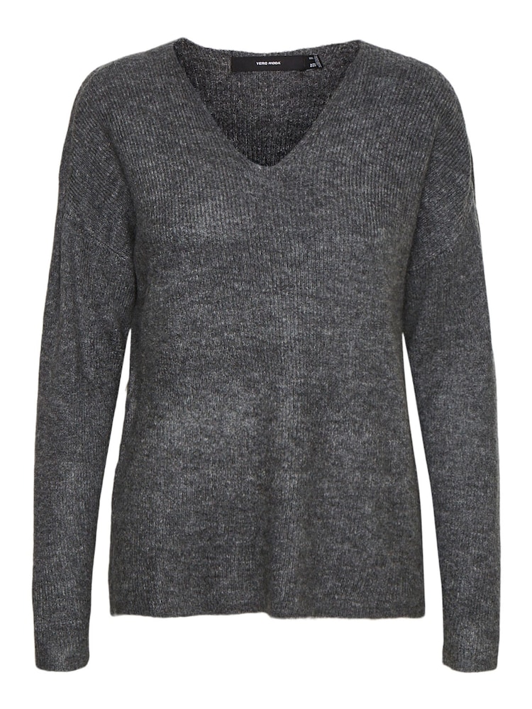 VERO MODA Grey Soft Touch Knitted Jumper - Image 5 of 5