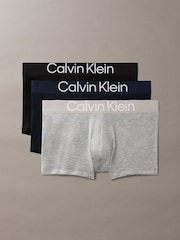 Calvin Klein Blue Trunks 3 Pack - Image 1 of 7
