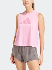 Розовый - Спортивная майка с логотипом adidas Train Essentials - Изображение 4 из 7