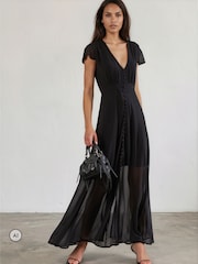 Religion Black Indium Maxi Tea Dress - Image 1 of 8