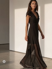 Religion Black Indium Maxi Tea Dress - Image 4 of 8