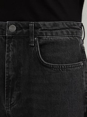 Reiss Black Bowie Baggy-Fit Jeans - Image 6 of 7
