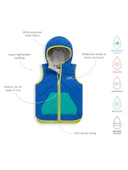 Muddy Puddles Quilted Colourblock Gilet - Image 2 of 3