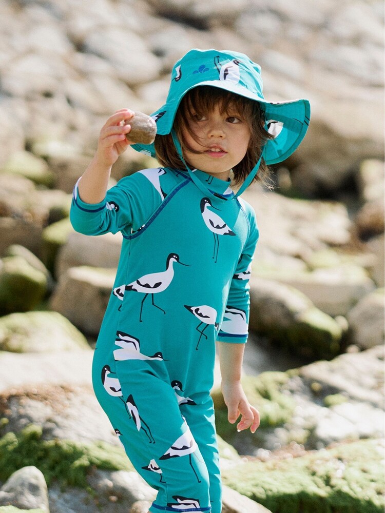Muddy Puddles Green Recycled UV Protective Surf Suit - Image 1 of 3