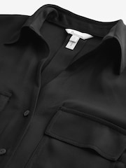 črna - Premium srajca z žepom - Slika 8 iz 10
