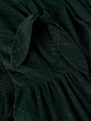 White Stuff Green Maisie Cord Knot Dress - Image 6 of 6