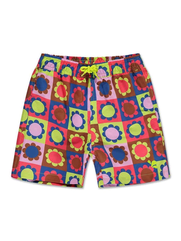 Muddy Puddles Multi Recycled UV Protective Swim Shorts - Image 2 of 3