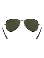 Черный - большие солнцезащитные очки-авиаторы Ray-Ban - Image 7 of 15