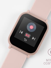 Peers Hardy Pink Tikkers Teen Series 10 Nude Silicone Strap Smart Watch - Image 3 of 5