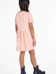 Calvin Klein Jeans Girls Pink Pleated Ceremony Dress - Image 2 of 6
