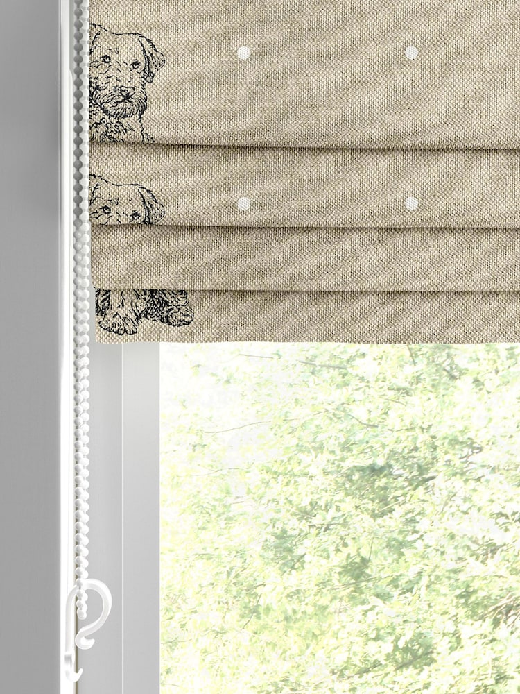 Emily Bond Natural 100% Cotton Millie Made to Measure Roman Blinds - Image 2 of 5