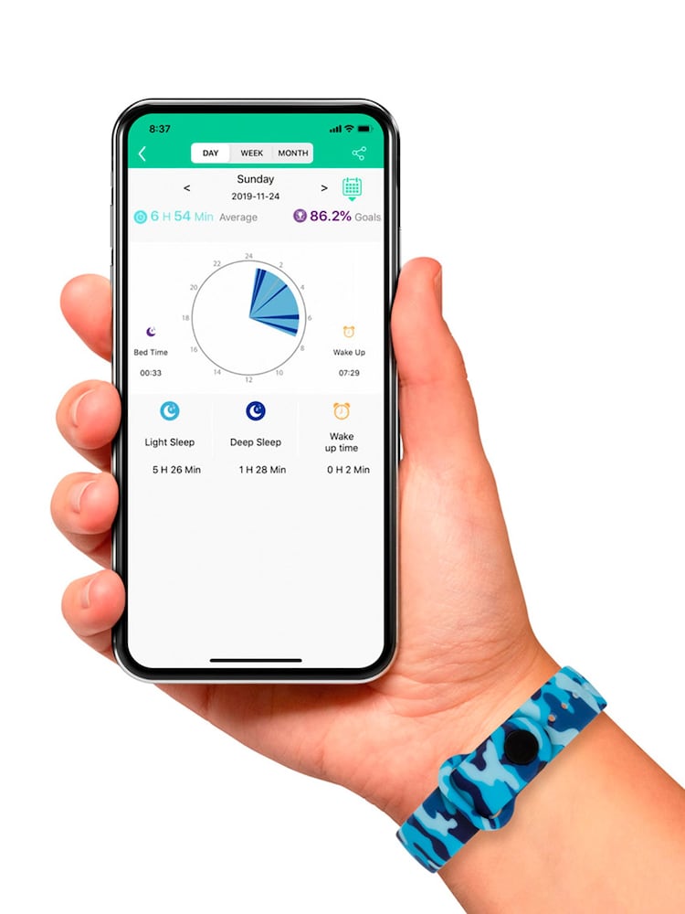 Peers Hardy Blue Tikkers Series 1 Printed Camo Silicone Strap Activity Tracker Watch with Colour Touch Screen - Image 2 of 5
