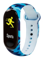Peers Hardy Blue Tikkers Series 1 Printed Camo Silicone Strap Activity Tracker Watch with Colour Touch Screen - Image 3 of 5