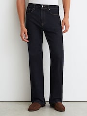 Reiss Rinse Wash Styles Relaxed Flared-Leg Jeans - Image 3 of 7