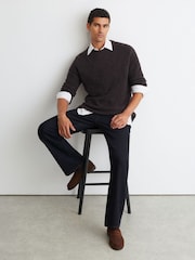 Reiss Rinse Wash Styles Relaxed Flared-Leg Jeans - Image 5 of 7