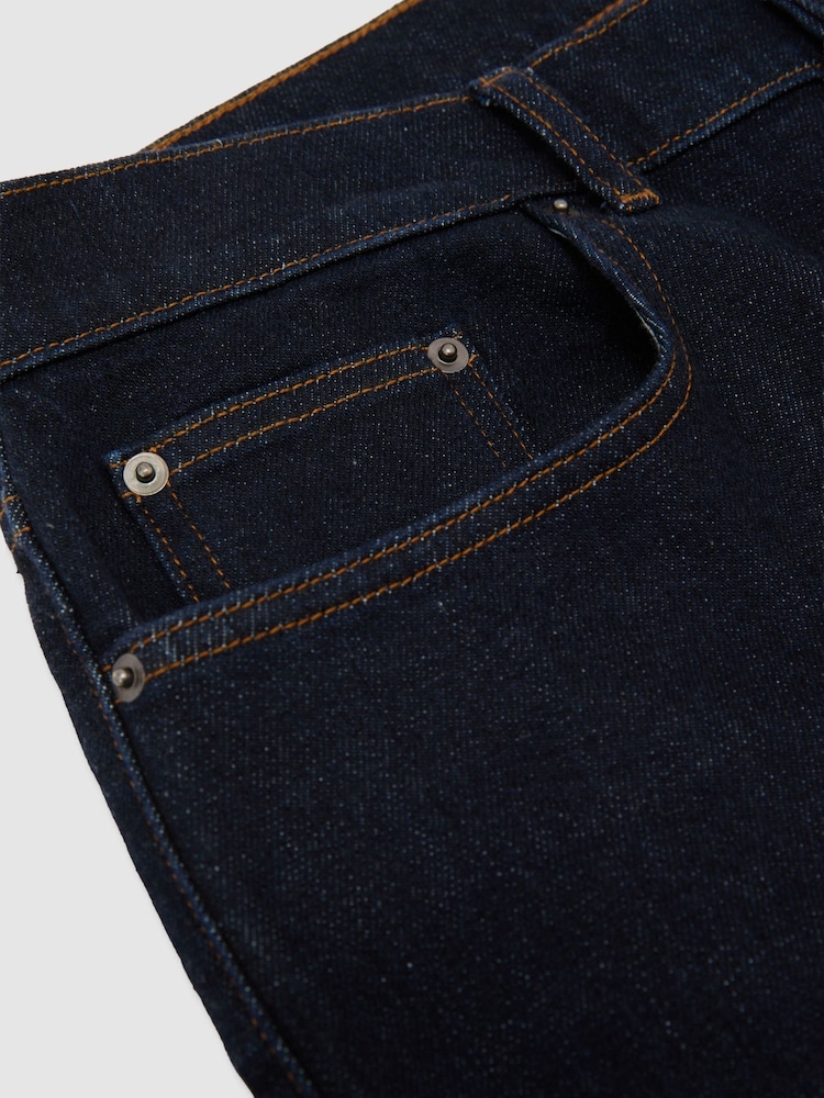 Reiss Rinse Wash Styles Relaxed Flared-Leg Jeans - Image 7 of 7 Reiss Rinse Wash Styles Relaxed Flared-Leg Jeans - Image 7 of 7