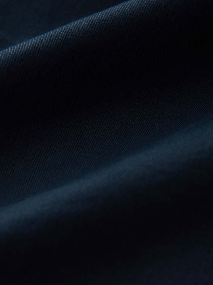 Navy Blue Wide Leg Chino Cargo Trousers - Image 7 of 7