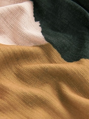 Black/Brown Cow Print Long Sleeve Textured Top - Image 4 of 4
