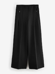 Black Tailored Ponte Wide Trousers - Image 6 of 7