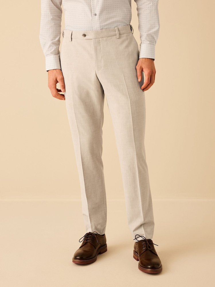 Stone Slim Fit Motionflex Stretch Suit Trousers - Image 1 of 10