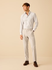 Stone Slim Fit Motionflex Stretch Suit Trousers - Image 2 of 10