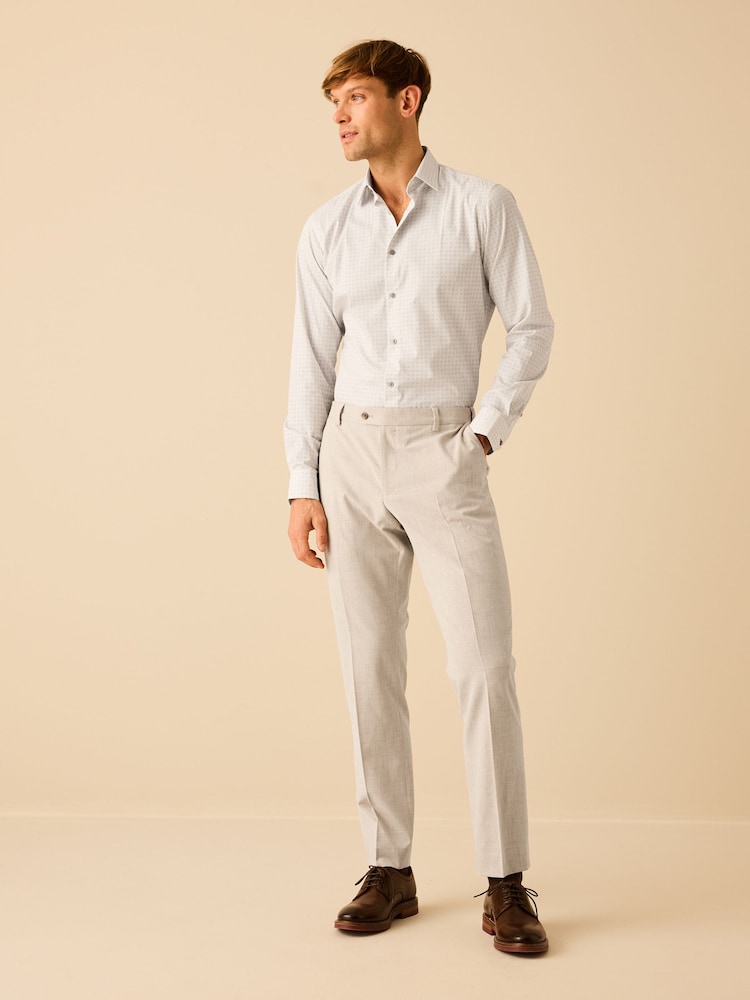 Stone Slim Fit Motionflex Stretch Suit Trousers - Image 2 of 10
