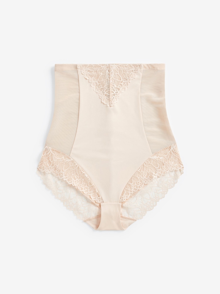 Pastel Rose Nude Super High Waist Briefs Firm Tummy Control Shaping Briefs - Image 1 of 1
