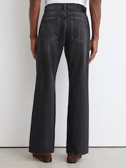 Reiss Dark Grey Styles Relaxed Flared-Leg Jeans - Image 5 of 8