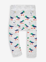 JoJo Maman Bébé Grey Duck Extra Thick Leggings - Image 2 of 2