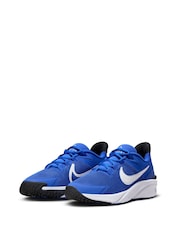 Nike Blue Youth Star Runner 4 Trainers - Image 4 of 9