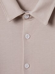 Reiss Stone Hendon Teen Cotton Button-Through Shirt - Image 6 of 6