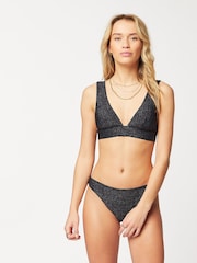ETAM Black Vahine Tie Triangle Bikini Top - Image 3 of 5