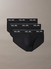 Calvin Klein Black Hip Briefs 3 Pack - Image 1 of 1