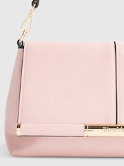 Bolso de mano con cierre de barra de River Island - Imagen 4 de 5