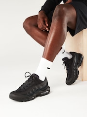 Nike Black Air Max 95 Trainers - Image 12 of 12