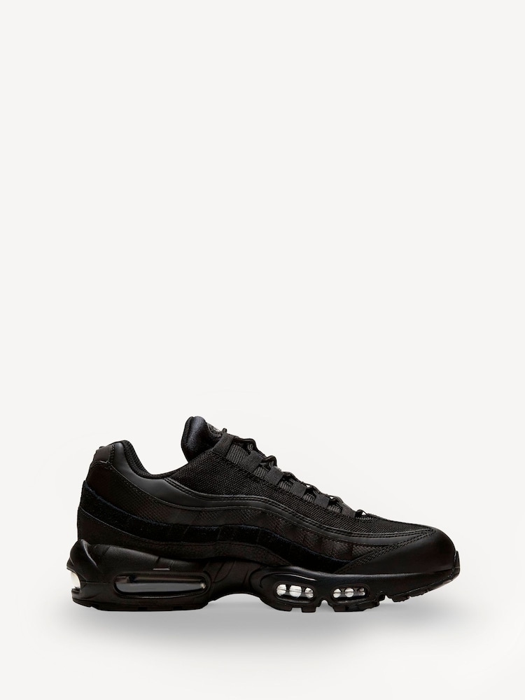 Nike Black Air Max 95 Trainers - Image 4 of 12