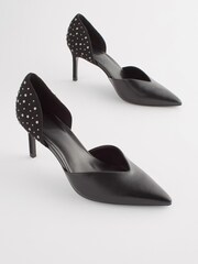 Black Forever Comfort® Studded Court Shoes - Image 4 of 10