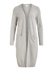 VILA Grey Longline Lightweight Cardigan - Image 5 of 6