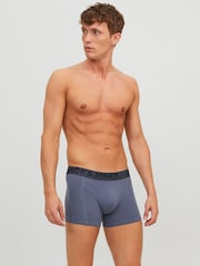 JACK & JONES Light Black Logo Boxers 3 Pack - Image 1 of 6