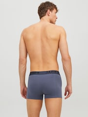 JACK & JONES Light Black Logo Boxers 3 Pack - Image 2 of 6