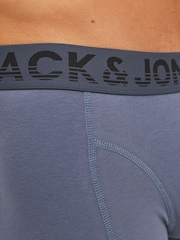 JACK & JONES Light Black Logo Boxers 3 Pack - Image 5 of 6