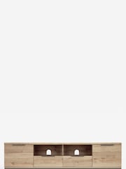 Light Bronx Up to 80 inch Oak Effect Slim TV Unit - Image 2 of 9