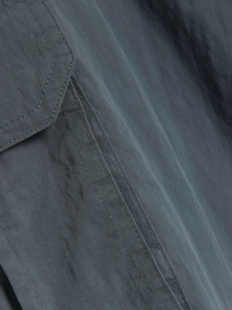 River Island Grey Cargo Leg Parachute Trousers - Image 6 of 6 River Island Grey Cargo Leg Parachute Trousers - Image 6 of 6