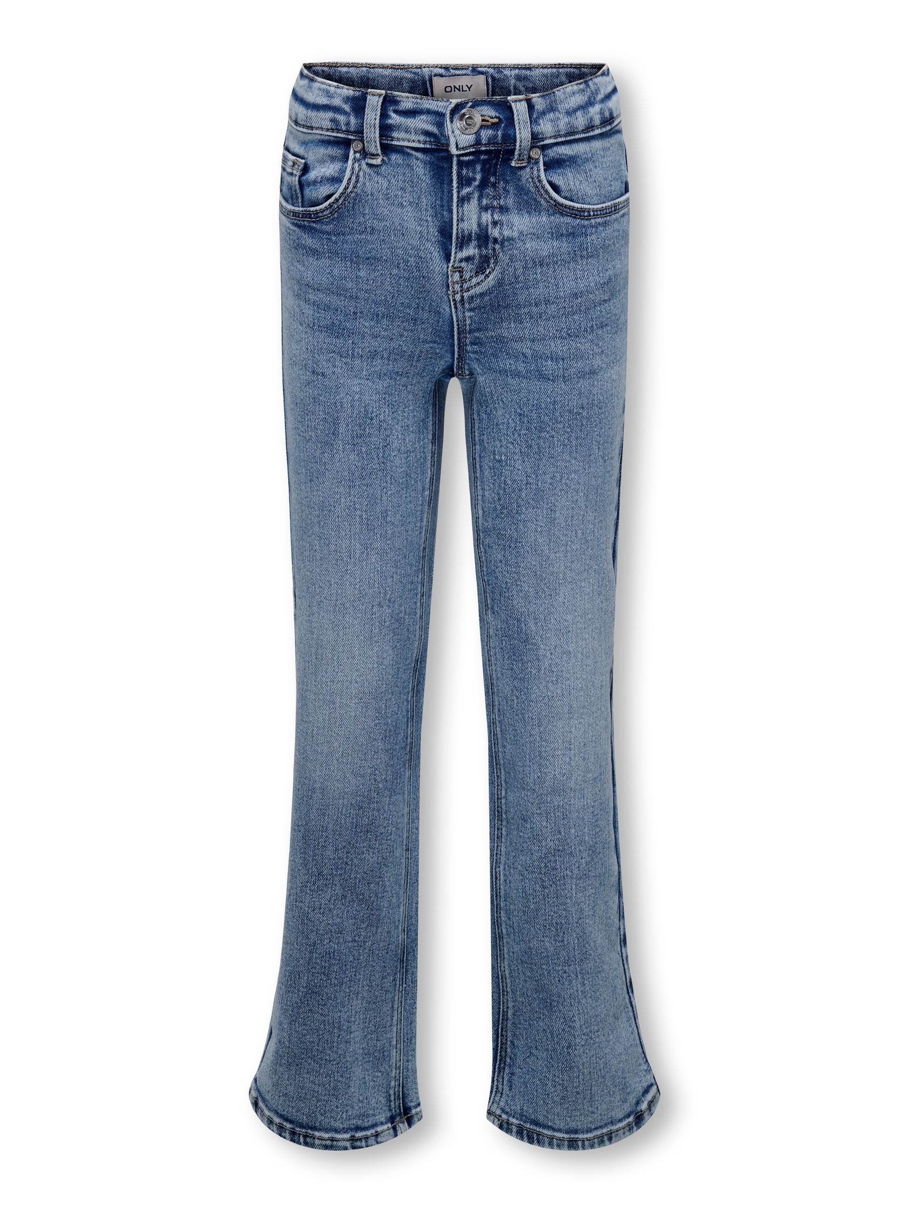 Buy ONLY KIDS Light Blue Straight Leg Adjustable Waist Jeans