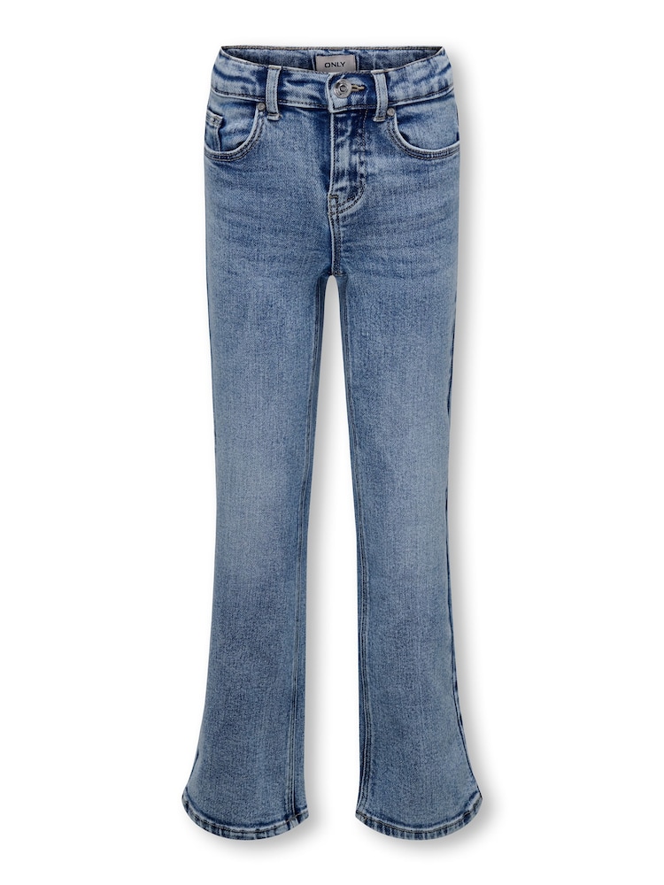 ONLY KIDS Light Blue Straight Leg Adjustable Waist Jeans - Image 4 of 5